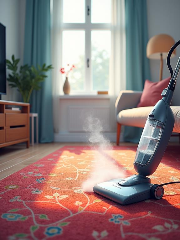 deep clean carpet steam